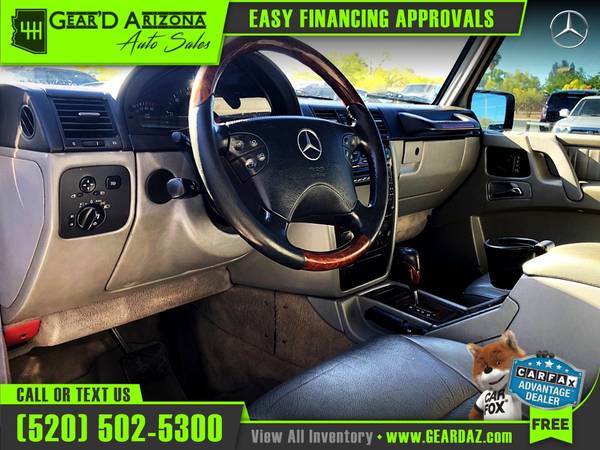 2002 Mercedes-Benz GCLASS G CLASS G-CLASS for 33, 995 or 524 per for sale in Tucson, AZ – photo 12