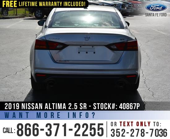 2019 NISSAN ALTIMA 2 5 SR Sirius, Leather, Bluetooth - cars for sale in Alachua, FL – photo 6