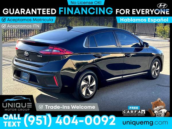 2017 Hyundai Ioniq Hybrid Blue PRICED TO SELL! - - by for sale in Corona, CA – photo 5