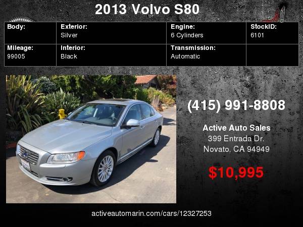 2013 Volvo S80, Extra Clean! One Owner! SALE!! for sale in Novato, CA – photo 18