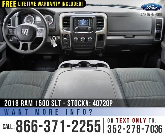 *** 2018 RAM 1500 SLT 4WD *** SiriusXM - Camera - Tinted Windows -... for sale in Alachua, GA – photo 14