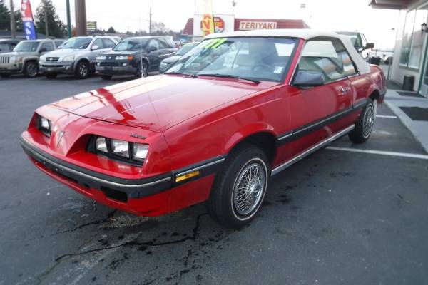***1984 PONTIAC SUNBIRD LE CONVERTIBLE*** - cars & trucks - by... for sale in Tacoma, WA – photo 2