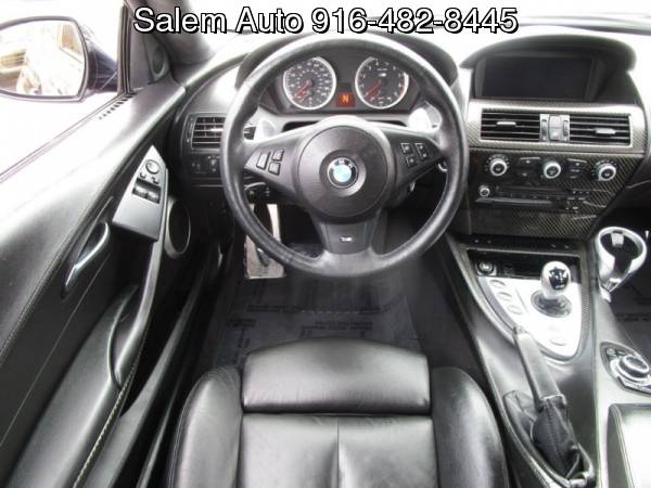 2009 BMW M6 - NAVI - FRONT/BACK SENSORS - HEATED SEATS - V10 -... for sale in Sacramento , CA – photo 8