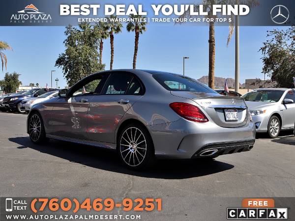 2016 Mercedes-Benz C 300 Sport 687/mo - - by dealer for sale in Palm Desert , CA – photo 6