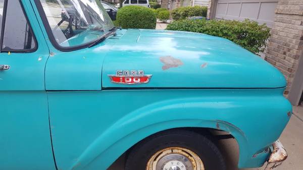 1963 FORD F-100 - cars & trucks - by owner - vehicle automotive sale for sale in Bloomingdale, IL – photo 3