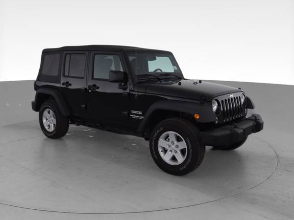 2017 Jeep Wrangler Unlimited Sport SUV 4D suv Black - FINANCE ONLINE... for sale in Chicago, IL – photo 15