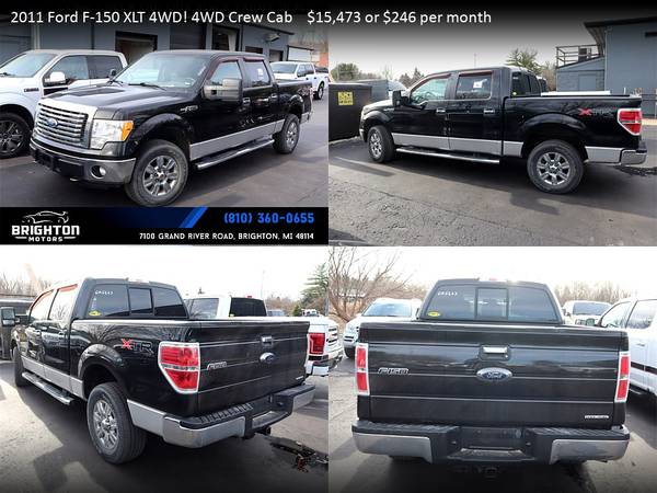 2013 Ford F-150 XLT 4WD!Crew Cab FOR ONLY $284/mo! - cars & trucks -... for sale in Brighton, MI – photo 19