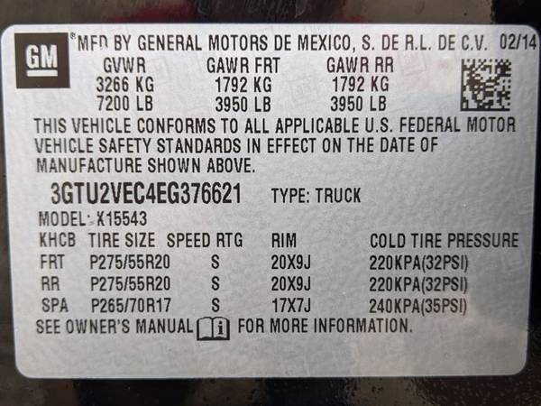 2014 GMC Sierra 1500 SLT 4x4 4WD Four Wheel Drive SKU: EG376621 for sale in Waco, TX – photo 24