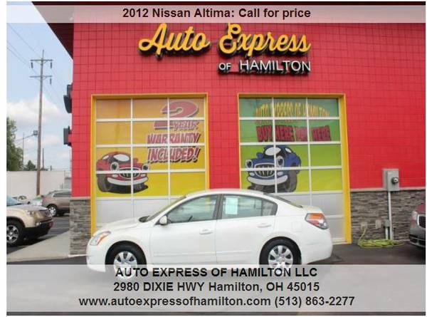 2012 Nissan Altima 399 Down TAX BUY HERE PAY HERE for sale in Hamilton, OH