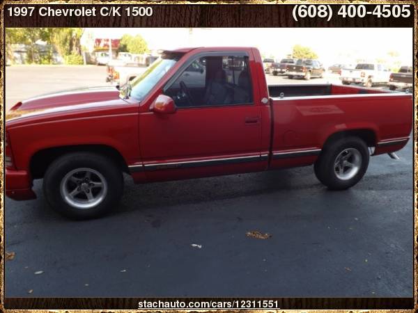 1997 Chevrolet C/K 1500 Reg Cab 131.5" WB with Cigarette lighter for sale in Janesville, WI – photo 4