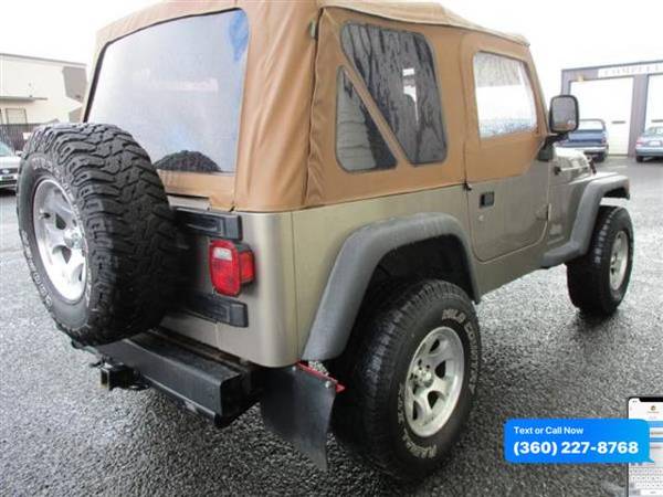 2004 Jeep Wrangler 5 SPEED MANUAL SOFT TOP for sale in Woodland, OR – photo 3