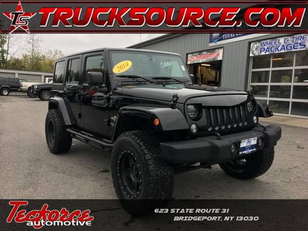 2014 Jeep Wrangler Unlimited Sport Lifted Custom Wheels Tires! for sale in Bridgeport, NY