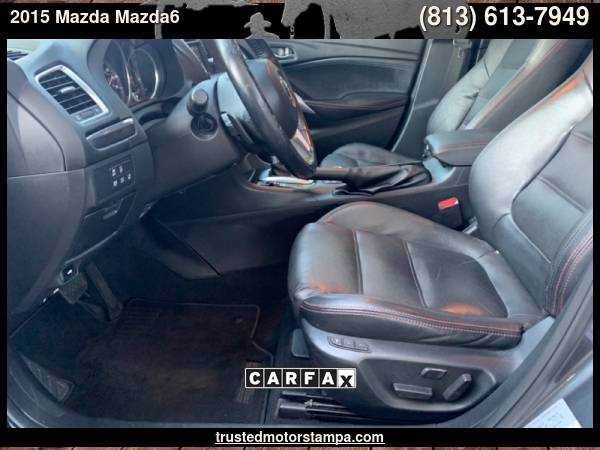 15 Mazda6 GT TECHNOLOGY PKG NAVI BLUETOOTH USB with Smart City Brake... for sale in TAMPA, FL – photo 10