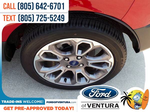 317/mo - 2019 Ford EcoSport Titanium - - by dealer for sale in Ventura, CA – photo 8