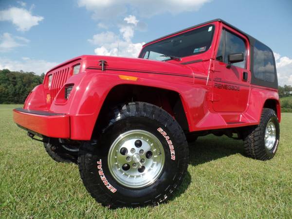 1992 *Jeep* *Wrangler* *2dr Renegade* Red for sale in Johnstown , PA – photo 7