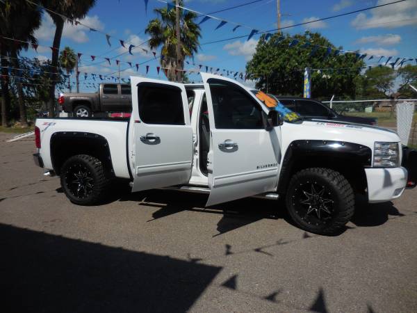2012 SILVERADO Z71 WHITE/blck 4X4 CREWcabNEWtiresFULLYloaded..NICE!!!! for sale in Brownsville, TX – photo 23
