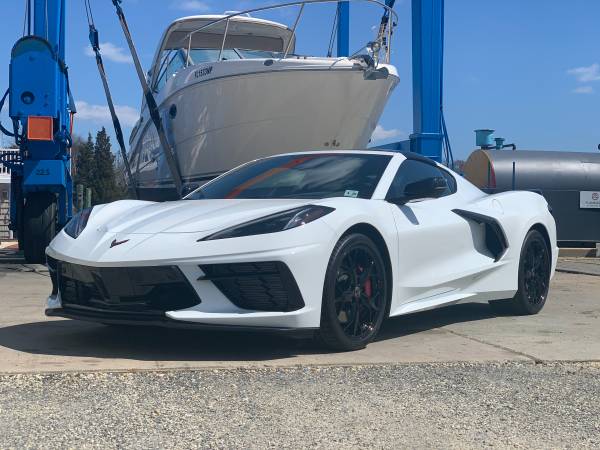 2020 Chevy Corvette C8, 2LT Package, ARCTIC WHITE, ADRENALINE RED -... for sale in West Palm Beach, FL – photo 11