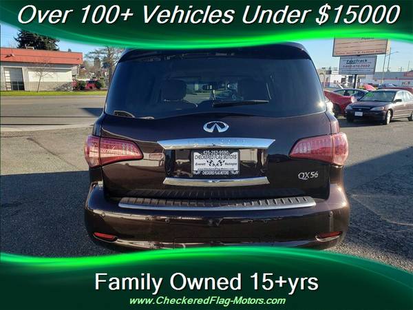2013 Infiniti QX56 Sharp & Loaded & Low Miles!! - cars & trucks - by... for sale in Everett, WA – photo 10