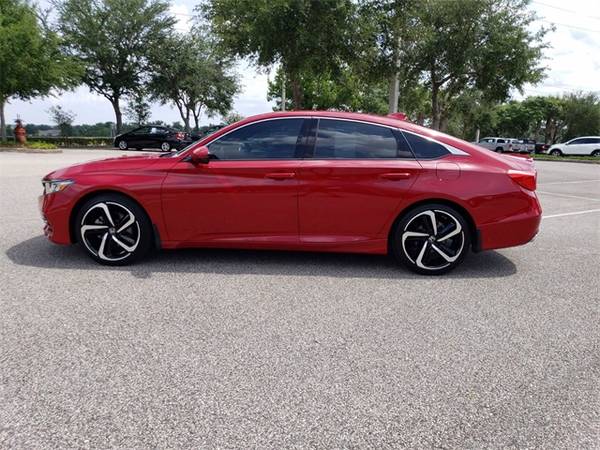 2019 Honda Accord Sport sedan San Marino Red - - by for sale in Clermont, FL – photo 7