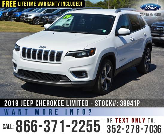 *** 2019 Jeep Cherokee Limited *** Touchscreen - Bluetooth - Homelink for sale in Alachua, FL – photo 3