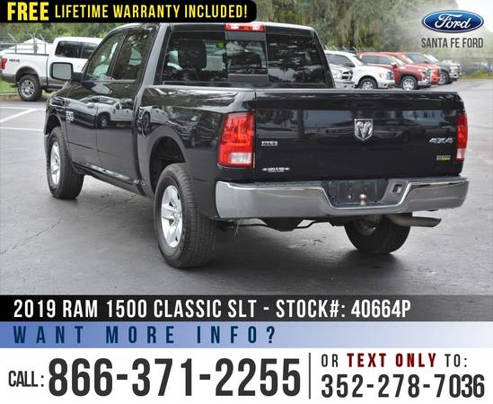 2019 RAM 1500 CLASSIC SLT 4WD *** Bluetooth, Camera, SiriusXM *** -... for sale in Alachua, FL – photo 5