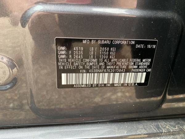 2019 Subaru Legacy 2 5i Premium AWD - 17, 099 Miles for sale in Chicopee, MA – photo 13