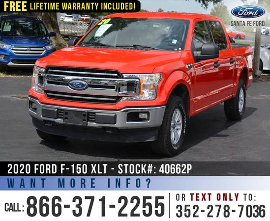 2020 FORD F150 XLT 4WD *** Camera, Bluetooth, FordPass Connect *** -... for sale in Alachua, FL – photo 3