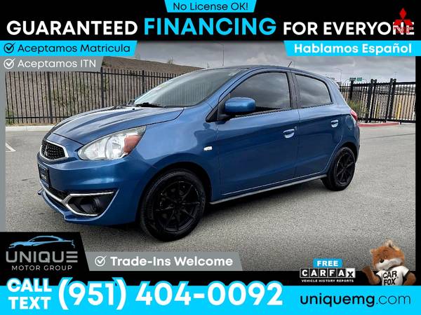 2017 Mitsubishi Mirage ONLY 56K MILES! PRICED TO SELL! - cars & for sale in Corona, CA