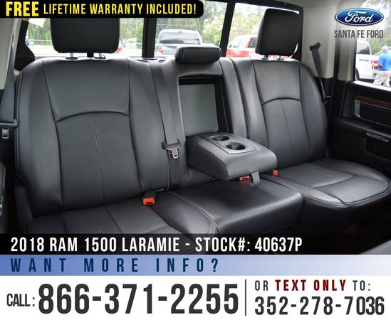 2018 RAM 1500 LARAMIE 4WD *** Apple CarPlay, SiriusXM, Bluetooth ***... for sale in Alachua, FL – photo 14