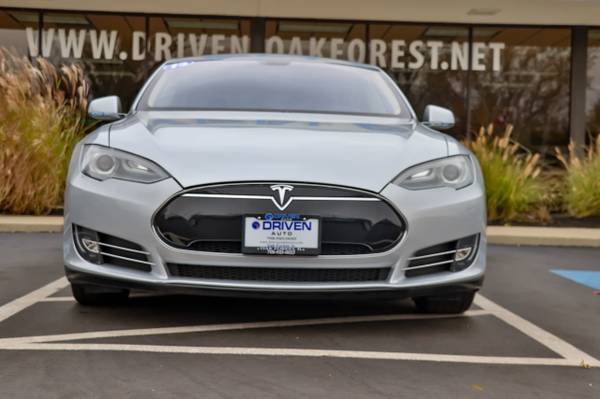2013 Tesla Model S 4dr Sedan Silver Metallic for sale in Oak Forest, IL – photo 8