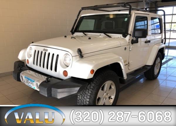 2012 Jeep Wrangler Sahara Bright White Clearcoat for sale in Morris, MN – photo 2