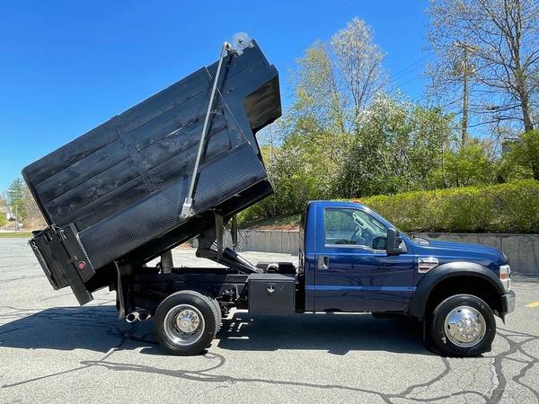 08 Ford F550 XL Dump Truck High Sides Lift Gate Diesel 119K SK: 13939 for sale in Boston, MA – photo 4