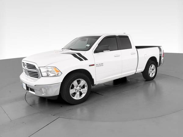 2014 Ram 1500 Quad Cab Big Horn Pickup 4D 6 1/3 ft pickup White - -... for sale in Chico, CA – photo 3