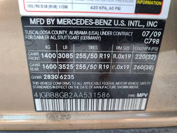 2010 Mercedes-Benz M Class ML350 Guaranteed Credit Approval! - cars... for sale in SAINT PETERSBURG, FL – photo 14