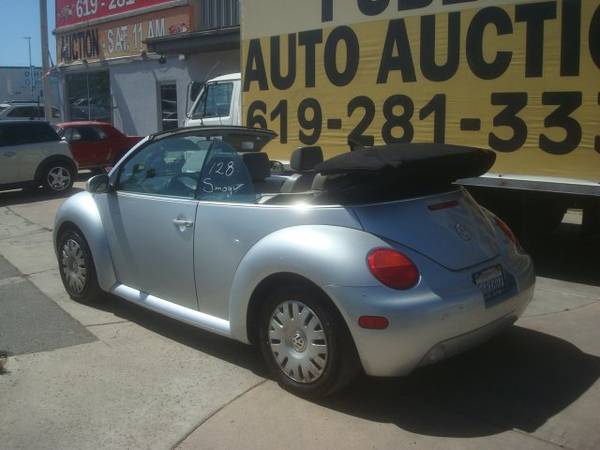 2004 Volkswagen New Beetle Convertible Public Auction Opening Bid for sale in Mission Valley, CA – photo 3