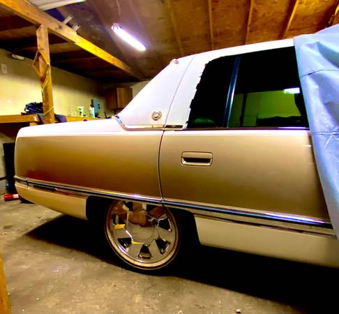 94 Cadillac Deville 17 Vogues & Chrome rims - - by for sale in Indianapolis, IN – photo 5