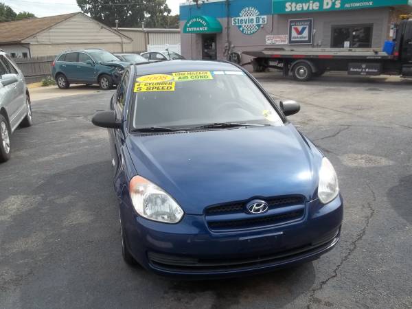 2008 HYUNDAI ACCENT GS 3 - DR. - 5 SPEED - A/C - 84K - MUST SEE -... for sale in Warwick, RI – photo 3