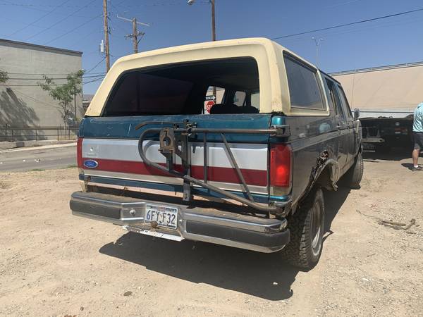 1989 FORD 4 DOOR BRONCO EDDIE BAUER CENTURION 4X4 PROJECT - cars & for sale in El Paso, TX – photo 4