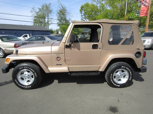 2000 Jeep Wrangler 2dr Sahara GOLD 99K AUTO SO NICE ! - cars & for sale in Milwaukie, OR – photo 10