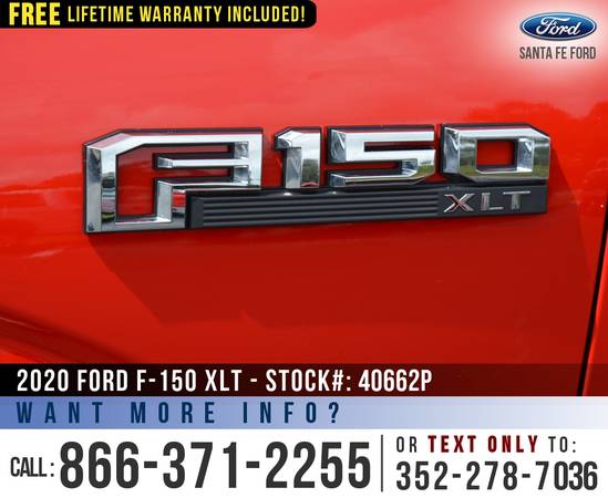 *** 2020 Ford F150 XLT 4WD *** Bluetooth - Camera - FordPass Connect... for sale in Alachua, FL – photo 9