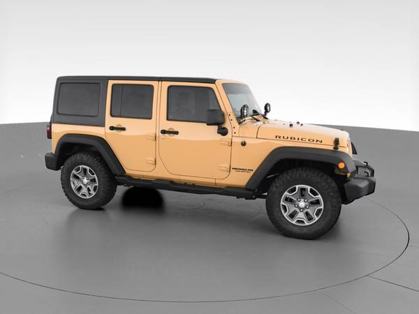 2014 Jeep Wrangler Unlimited Rubicon Sport Utility 4D suv Beige - -... for sale in irving, TX – photo 14