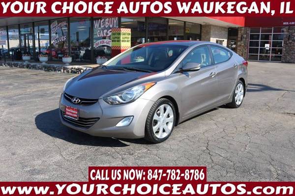 2012*HYUNDAI*ELANTRA*LIMITED LEATHER SUNROF CD ALLOY GOOD TIRES 116982 for sale in WAUKEGAN, IL