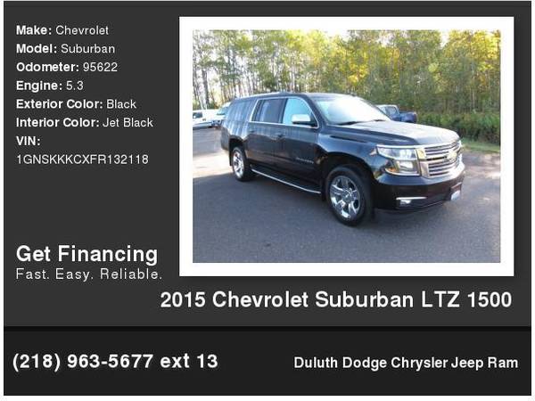2015 Chevrolet Suburban LTZ 1500 for sale in Duluth, MN