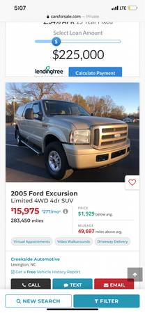 2005 Excursion Eddie Bauer edition $12,000 OBO - cars & trucks - by... for sale in Chicago, IL – photo 13