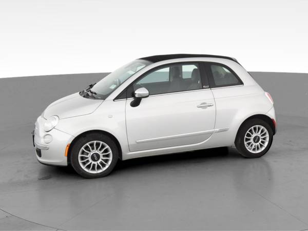 2012 FIAT 500 500C Lounge Convertible 2D Convertible Silver -... for sale in South Bend, IN – photo 4
