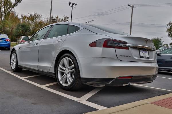 2013 Tesla Model S 4dr Sedan Silver Metallic for sale in Oak Forest, IL – photo 4