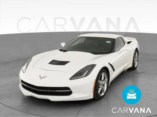 2014 Chevy Chevrolet Corvette Stingray Coupe 2D coupe White -... for sale in Rochester , NY