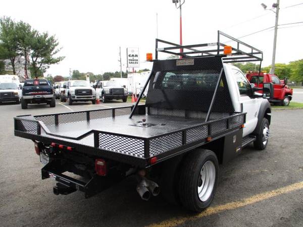 2014 Ford Super Duty F-550 DRW 9 FLAT BED 4X4 DIESEL - cars & trucks... for sale in south amboy, WV – photo 3