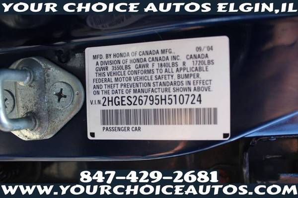 2005 *HONDA**CIVIC* EX 1OWNER GAS SAVER CD ALLOY GOOD TIRES 510724 for sale in Elgin, IL – photo 21