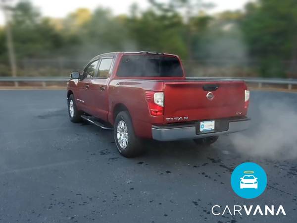 2019 Nissan Titan Crew Cab SV Pickup 4D 5 1/2 ft pickup Red -... for sale in Columbus, OH – photo 7